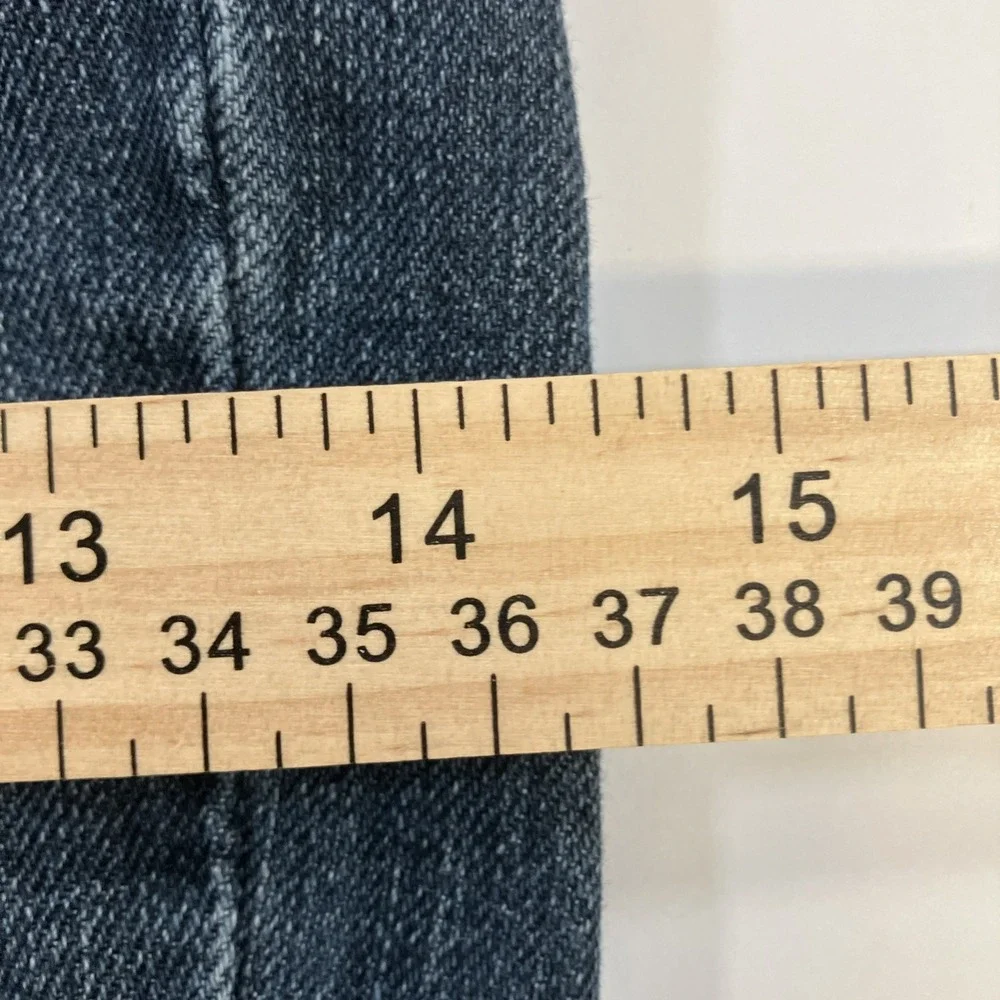 Carhartt Relaxed Fit Jeans Mens 40x30 Blue Straight Leg Workwear BD1483